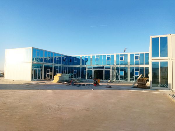 Hotan Project Packaged Containers and T-Type Plank Houses